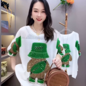 Chic and Playful Two-Piece Lounge Set