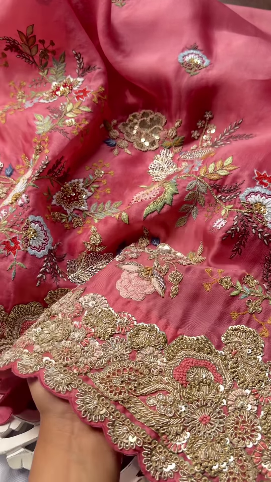 Assortment of Colorful Hand Block Printed Fabrics - Image 3