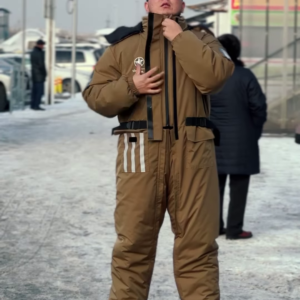 Premium Insulated Thermal Flight Suit - Full-Body Windproof Winter Jumpsuit for Extreme Cold