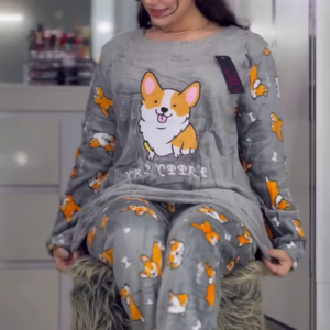 Plush Fleece Winter Pyjama Set – Ultra‑Soft, Cute Prints, All‑Night Coziness 💤�