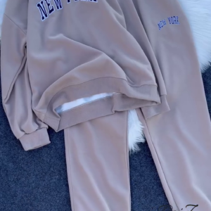 New York Print Black Sweatshirt & Jogger Co-ord Set