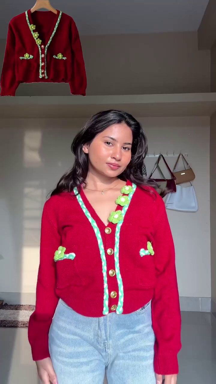 Bubblegum Pink Chunky Knit Zip Cardigan – Plush, Youthful, and All-Day Cozy ✨ - Image 3