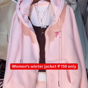 Women's Hooded Winter Jackets 🧥❄️ – Soft Padded Layers in Gray, Pink & Blue Variants