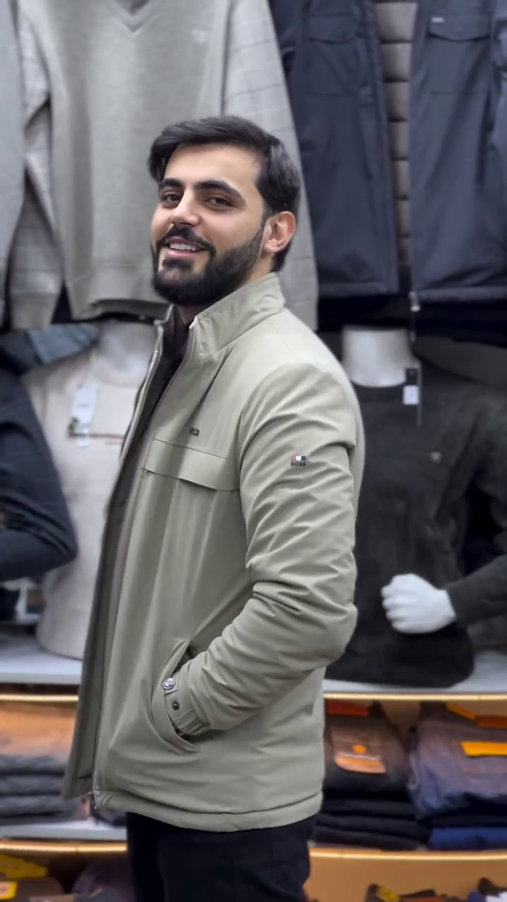 BEIGE SLEEVELESS SWEATER WITH PLAID SHIRT - Image 2