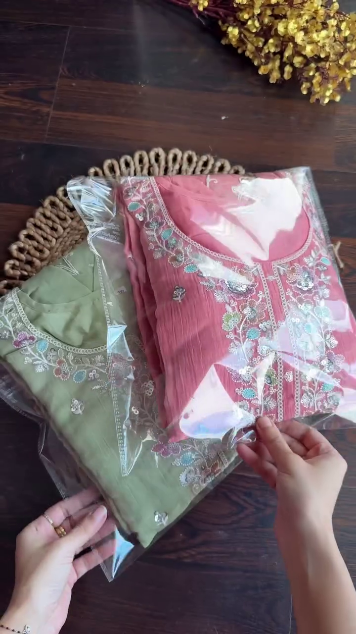 Premium Embroidered Pink Kurti with Matching Dupatta – Elegant Festive Wear Set - Image 2