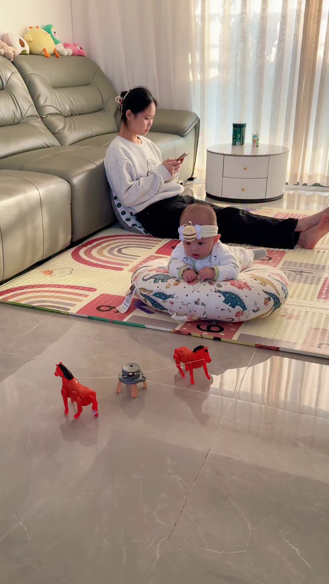 Mechanical Walking Horse Toy for Kids