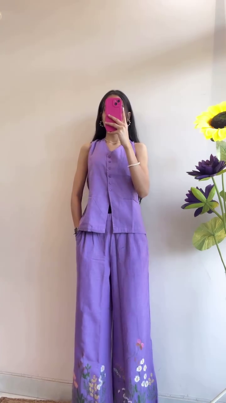 Chic Embroidered A-Line Co-ord Set for Women – 5 Elegant Shades - Image 4