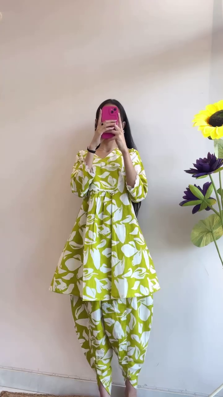 Chic Embroidered A-Line Co-ord Set for Women – 5 Elegant Shades - Image 2