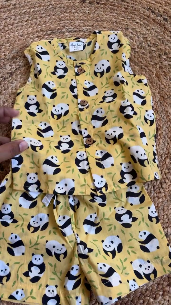 Traditional Hand Block Printed Jabla Set for Babies – 100% Cotton | Available in 10 Colors - Image 6