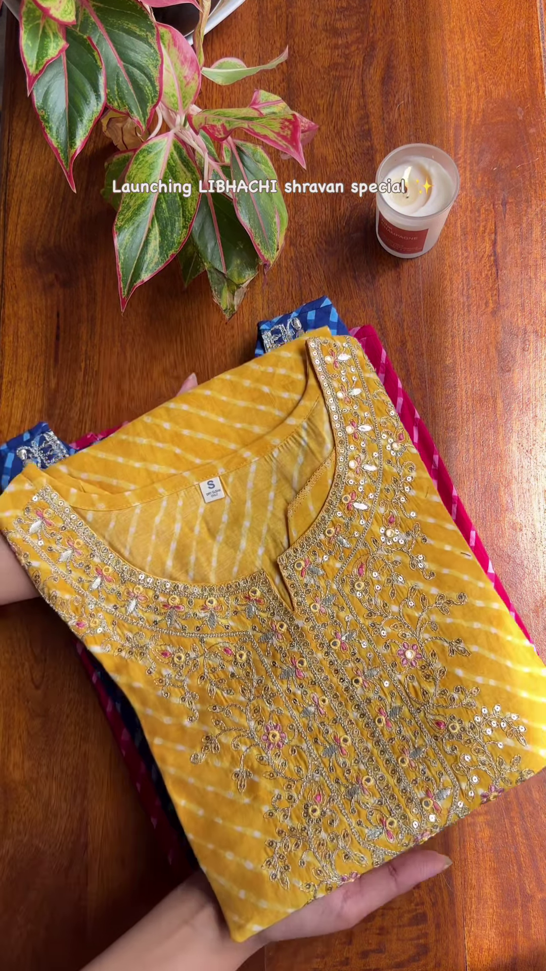 Turquoise Embroidered Kurta with Silver & Pink Detailing – Shravan Special Ethnicwear - Image 8