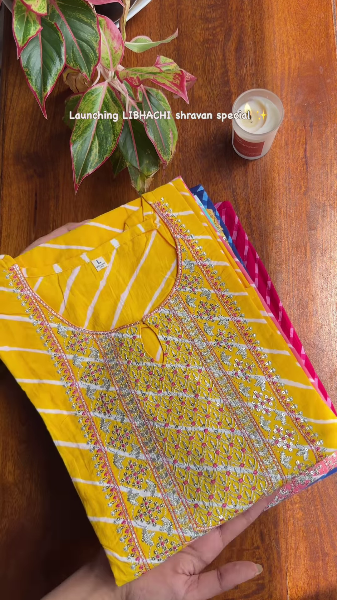 Turquoise Embroidered Kurta with Silver & Pink Detailing – Shravan Special Ethnicwear - Image 5