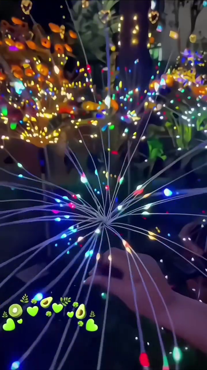 "Starburst LED Firework Light - Multi-Color Fiber Optic Lamp for Home Decor and Celebrations" - Image 7