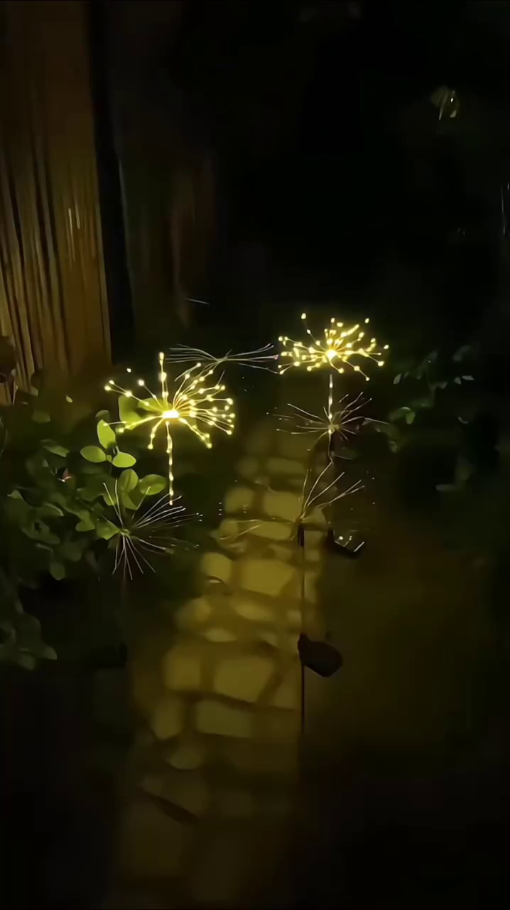 "Starburst LED Firework Light - Multi-Color Fiber Optic Lamp for Home Decor and Celebrations" - Image 4