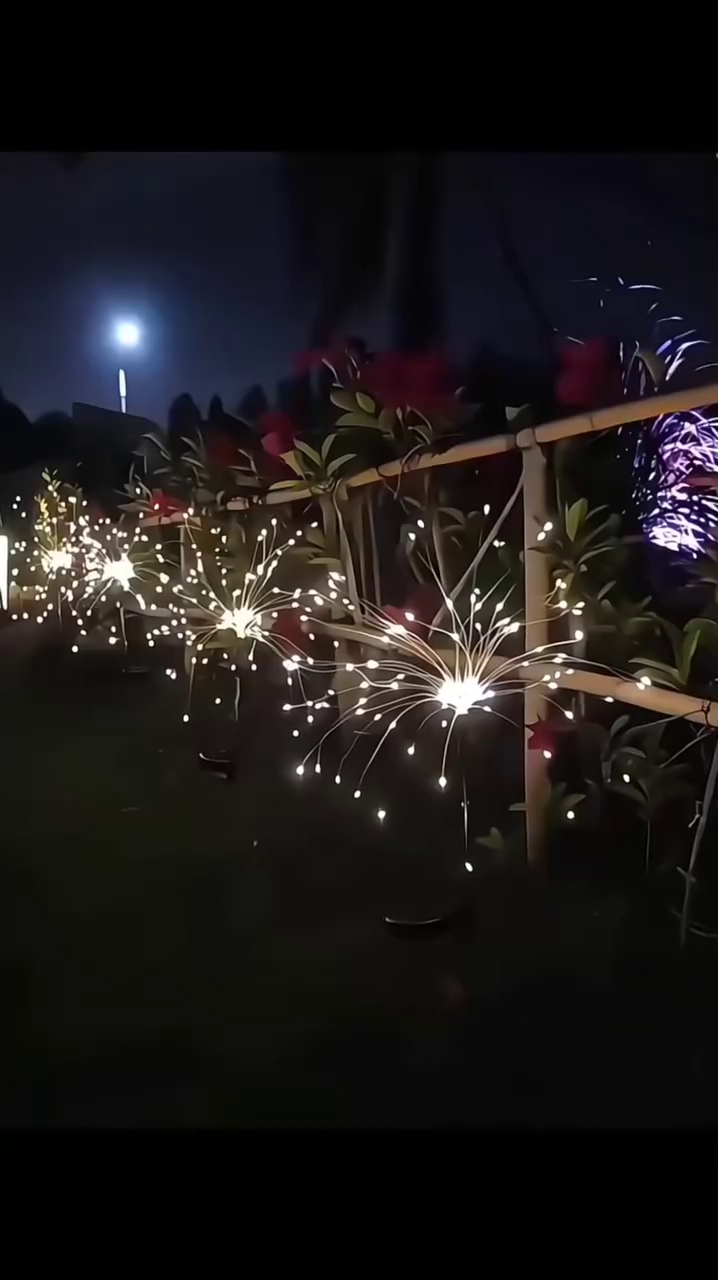 "Starburst LED Firework Light - Multi-Color Fiber Optic Lamp for Home Decor and Celebrations" - Image 3