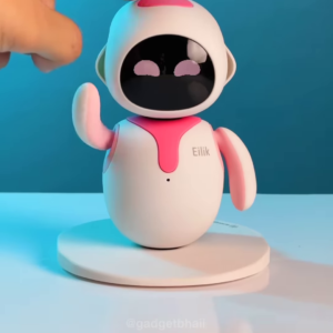 "Cute Robot Emoji Display Companion - Interactive Desktop Digital Pet with Changeable Expressions"
