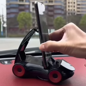 Racing Car Phone Mount: Adjustable Dashboard Smartphone Holder for Automotive Enthusiasts