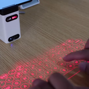 Virtual Laser Keyboard Projector: Portable Smartphone Compatible Bluetooth Projection Keyboard with LED Display