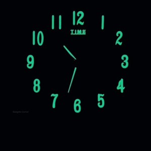 🌙 Glow-in-the-Dark Wall Clock – Time That Shines at Night! 💡🕰