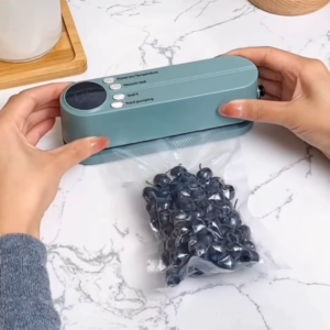 Compact Cordless Food Vacuum Sealer - Portable Preservation System for Kitchen Use