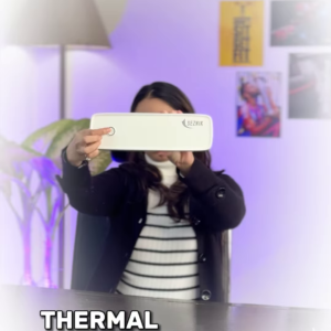 Compact Portable Wireless Thermal Printer - Mobile Printing Solution for On-the-Go Use