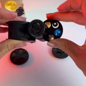 Mini Portable Pattern Projector Lamp - Decorative Night Light with Interchangeable Slides