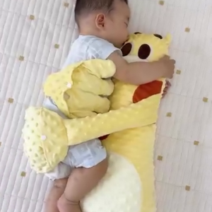 Soft Plush Baby Sleep Pillow with Attached Arms - Comfort and Security for Infants