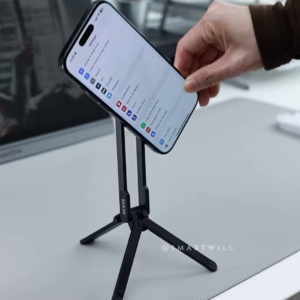 Adjustable Portable Phone Stand – Lightweight Tripod Holder for Smartphones and Mini Tablets