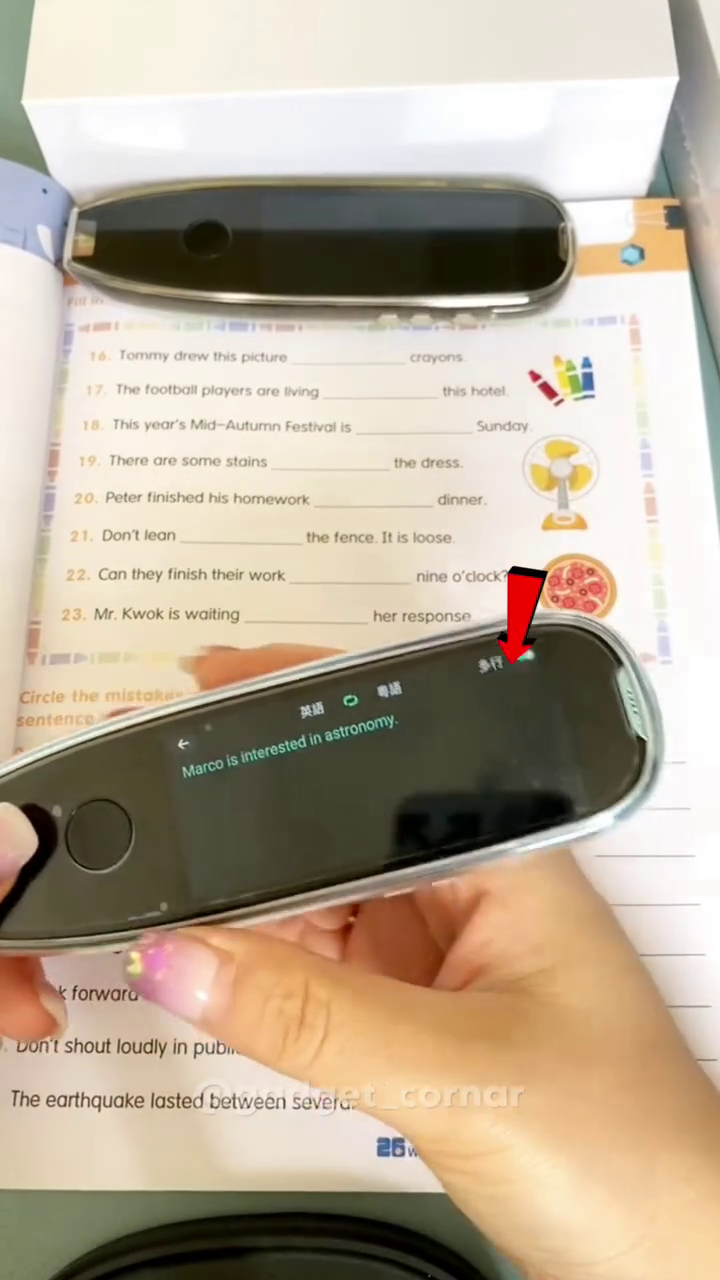 Smart Text Reader Pen – Portable Language Scanner and Translator for Easy Learning - Image 2