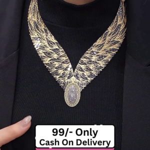 Elegant Gold-Toned Leaf Motif Bracelet with Sparkling Accents